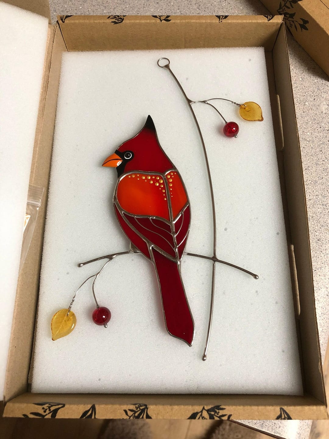 Customer photo review of Golden Cardinal