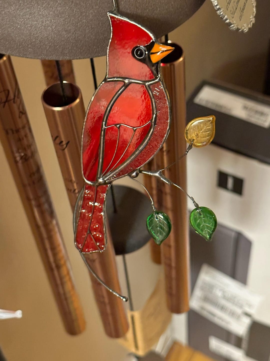 Customer photo review of Red Cardinal On The Single Branch