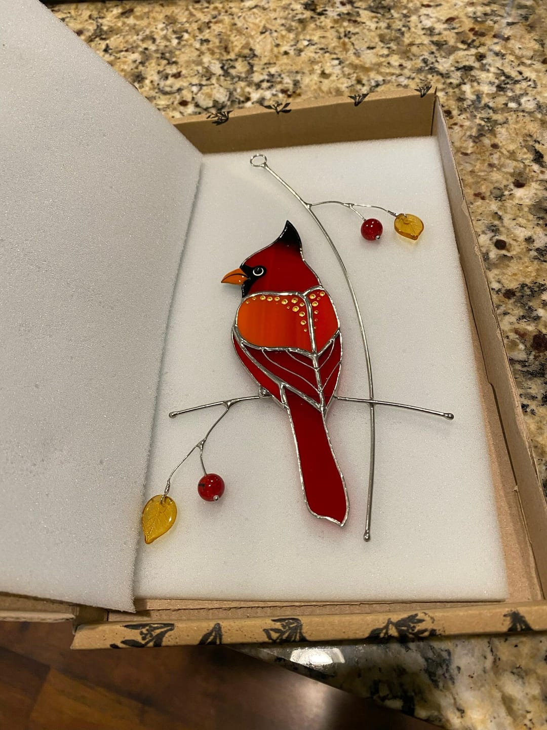 Customer photo review of Golden Cardinal