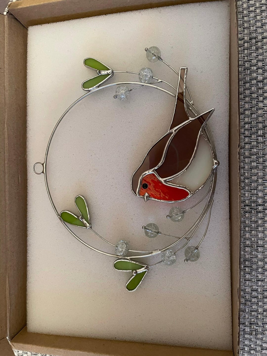 Customer photo review of Robin on the Mistletoe