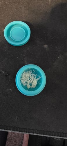 Customer photo review of Lemon Cherry Gelato THCA Crumble