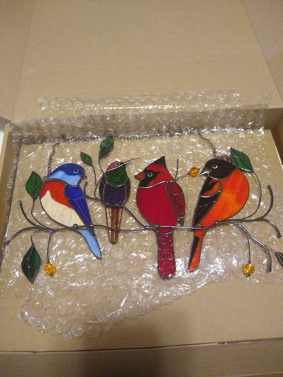 Customer photo review of Four Birds on the Branch