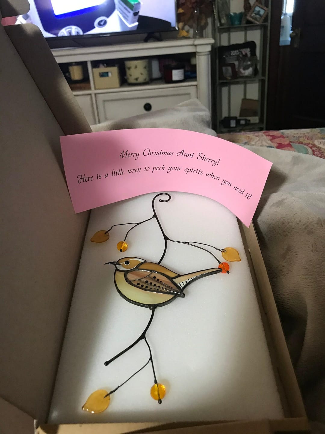 Customer photo review of Carolina Wren