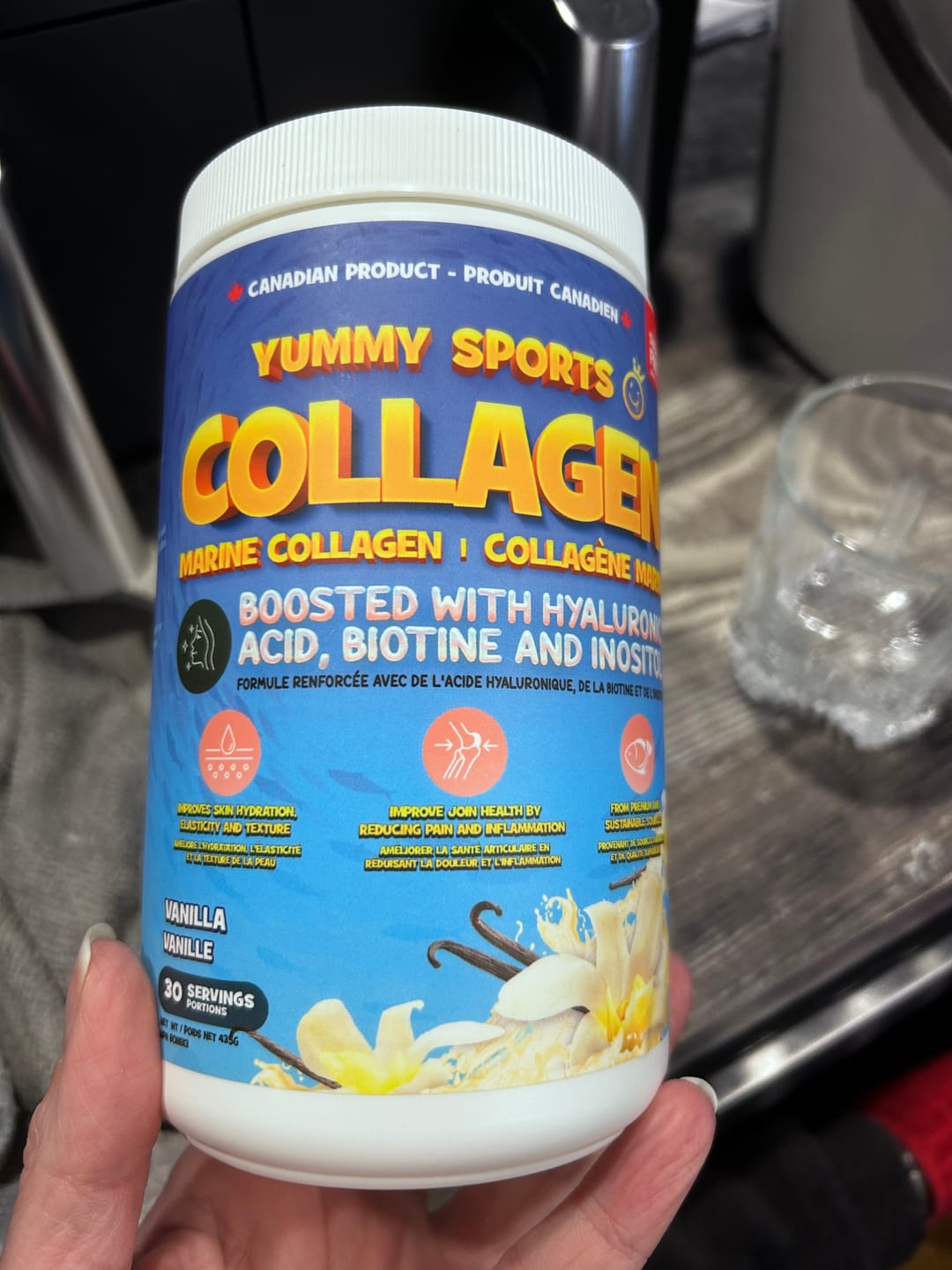 Customer photo review of Yummy Sports - Collagène marin + 435g