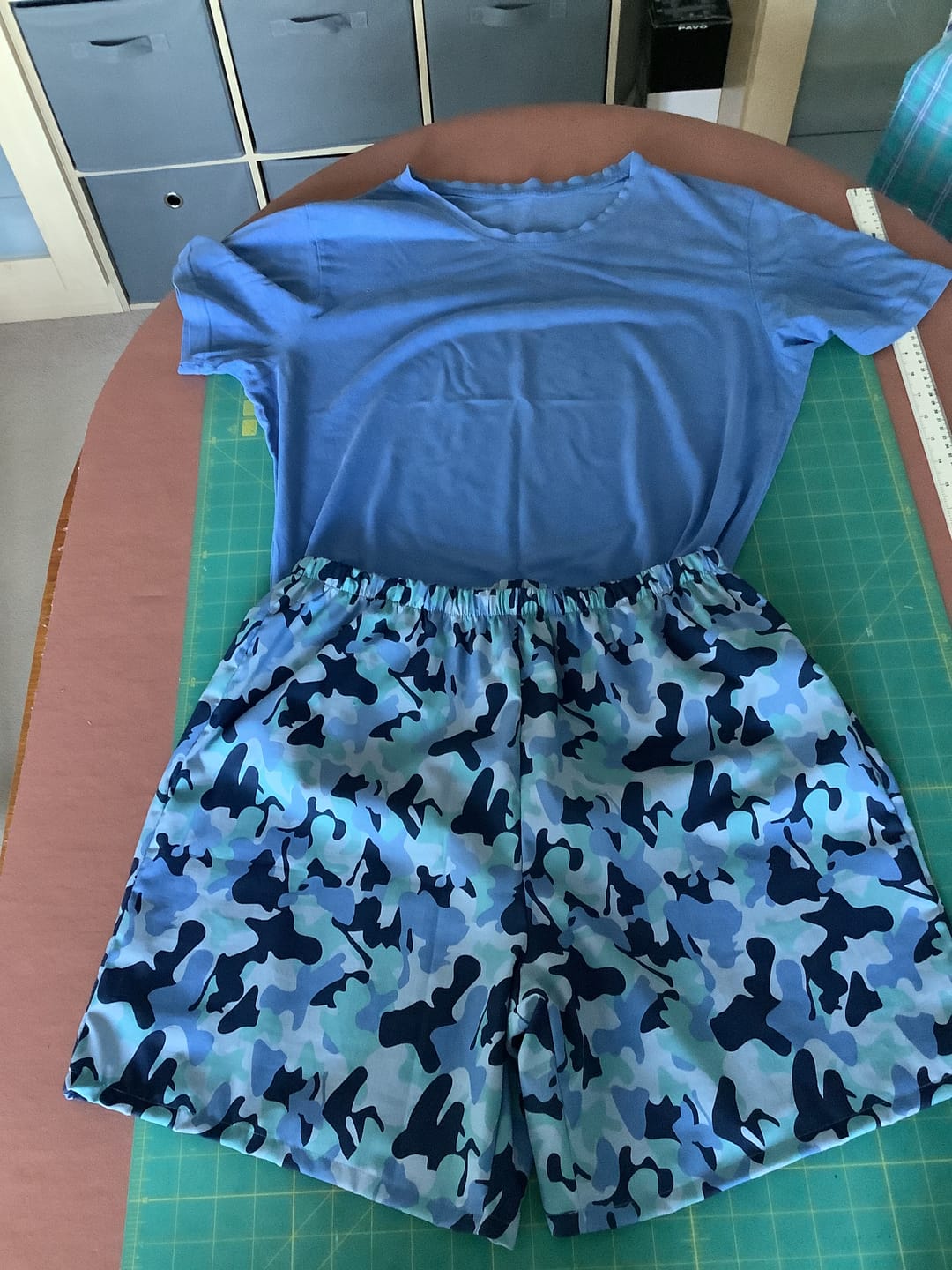 Customer photo review of Camouflage Cotton Fabric