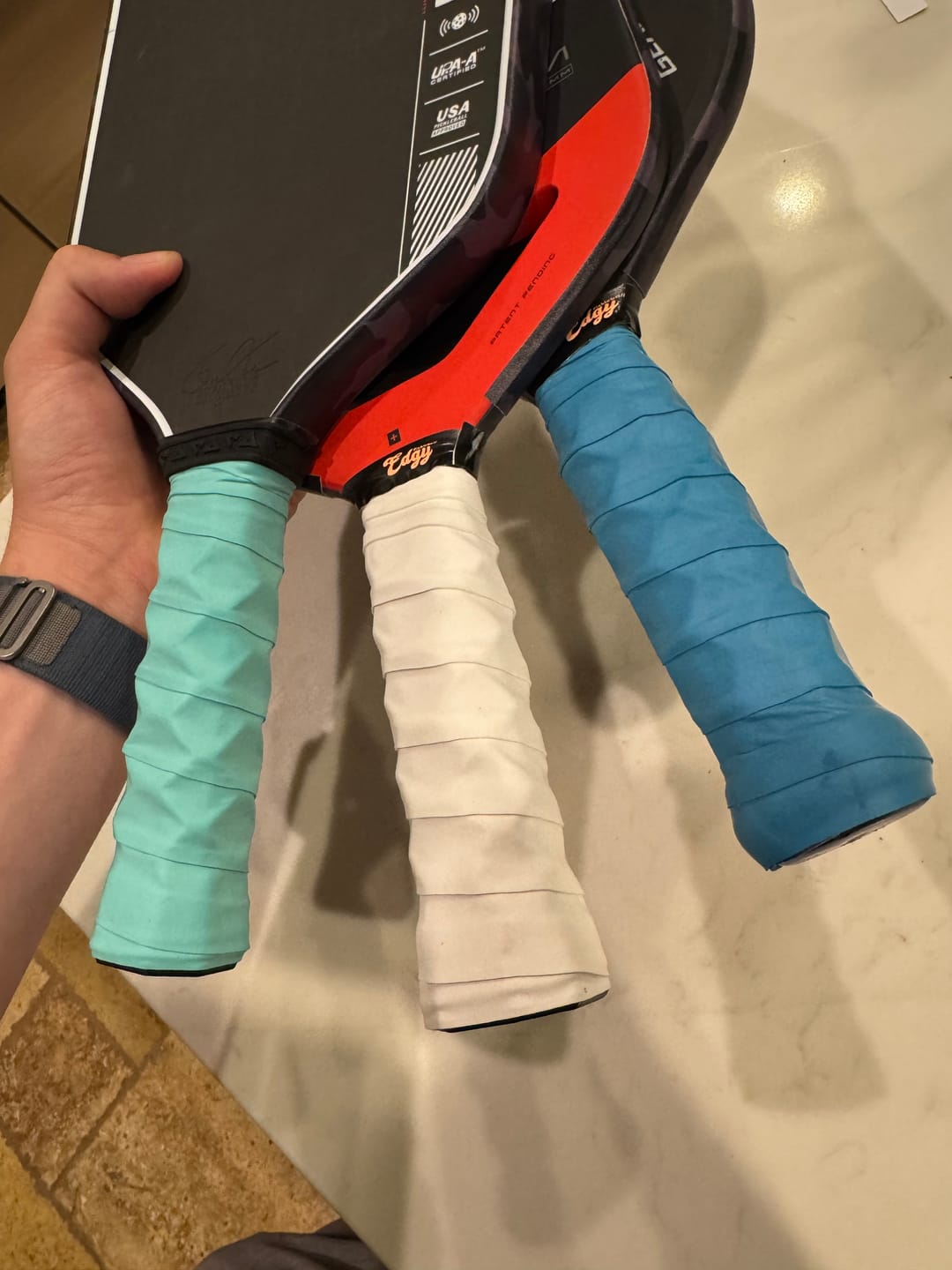 Customer photo review of Hybrid Overgrip