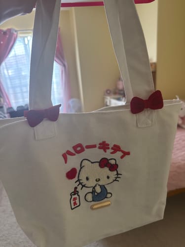 Customer photo review of Hello Kitty Tote Bag