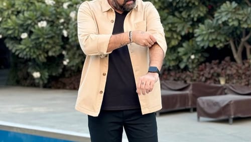 Customer photo review of Hyperflex Work Shacket