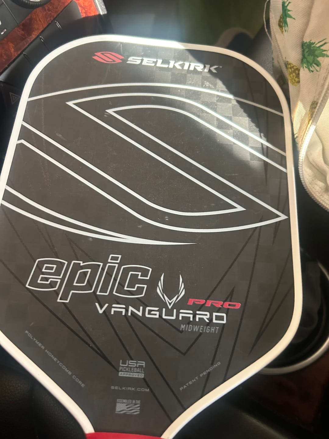 Customer photo review of Selkirk Vanguard Pro Epic Pickleball Paddle