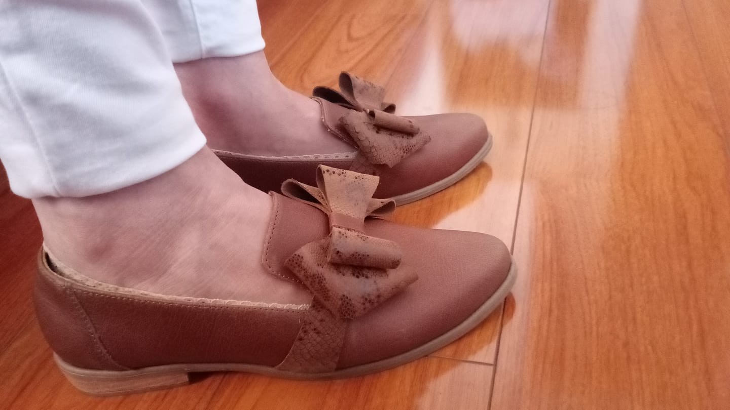 Customer photo review of Mocasín Rosita Amatista