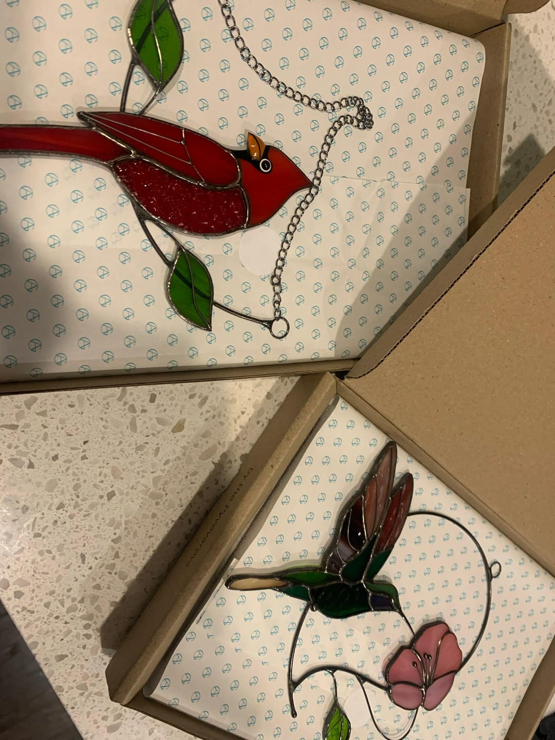 Customer photo review of Cardinal on the Chain