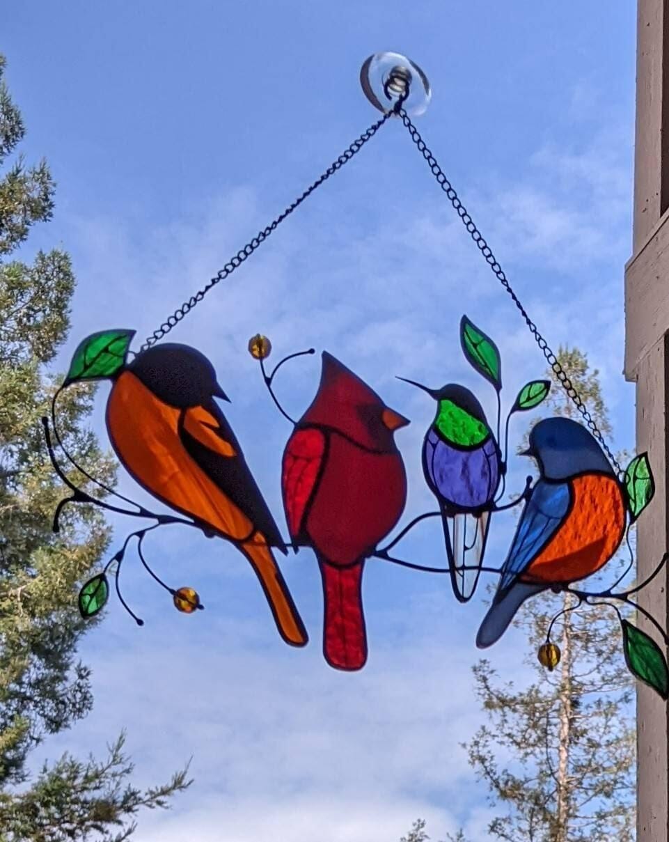 Customer photo review of Four Birds on the Branch