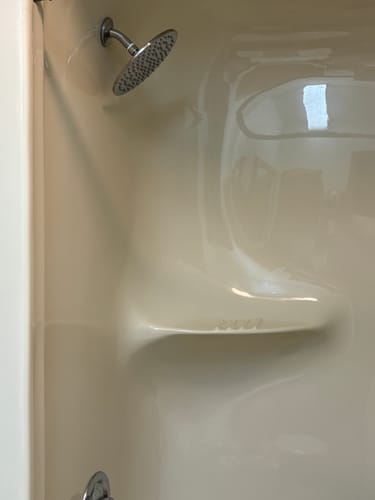 Customer photo review of 8 Inch Rain Shower Head - Canada