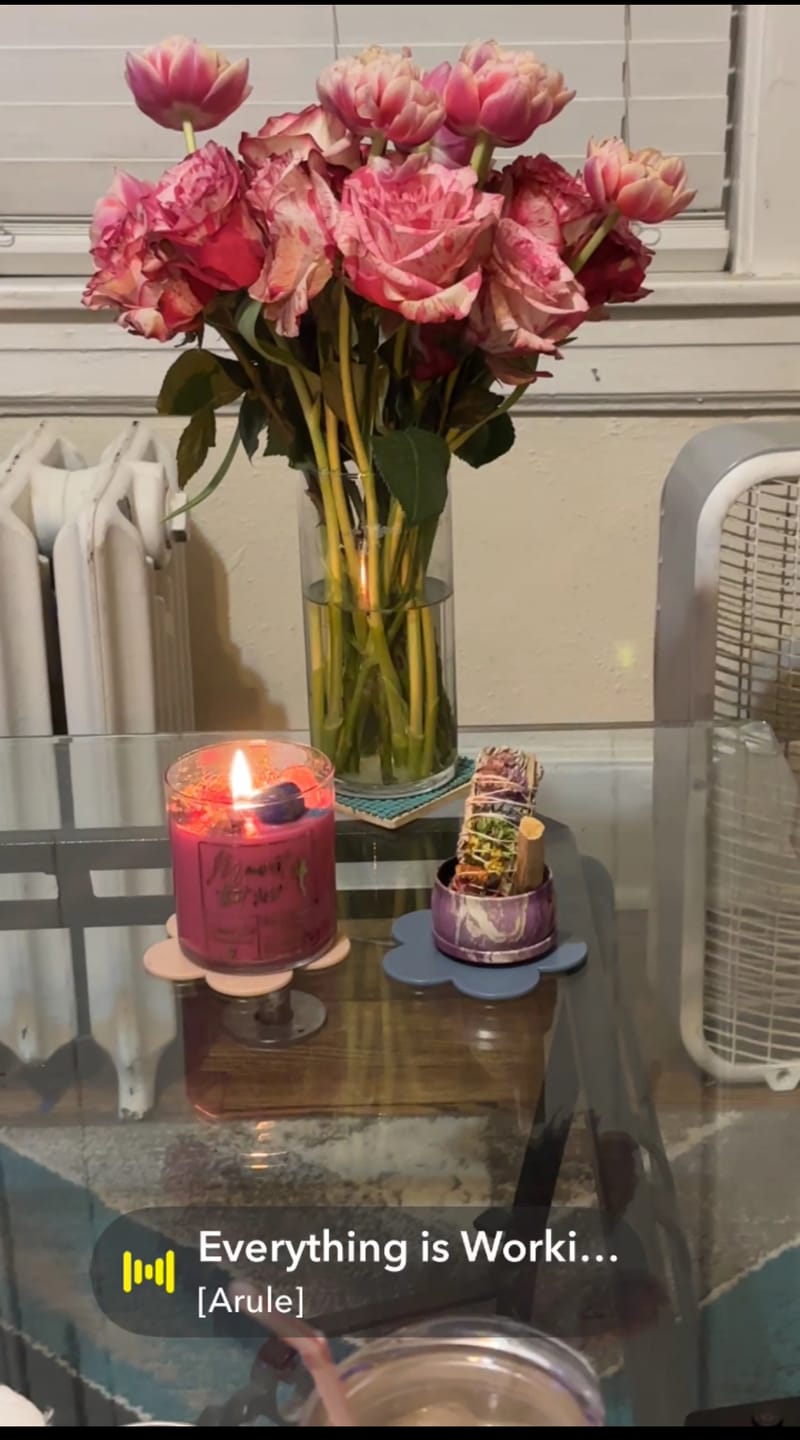 Customer photo review of Manifest that shit  Magical Candle