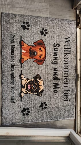 Rebecca J. review of Willkommen bei - Individuelle Fußmatte image 1 out of 1