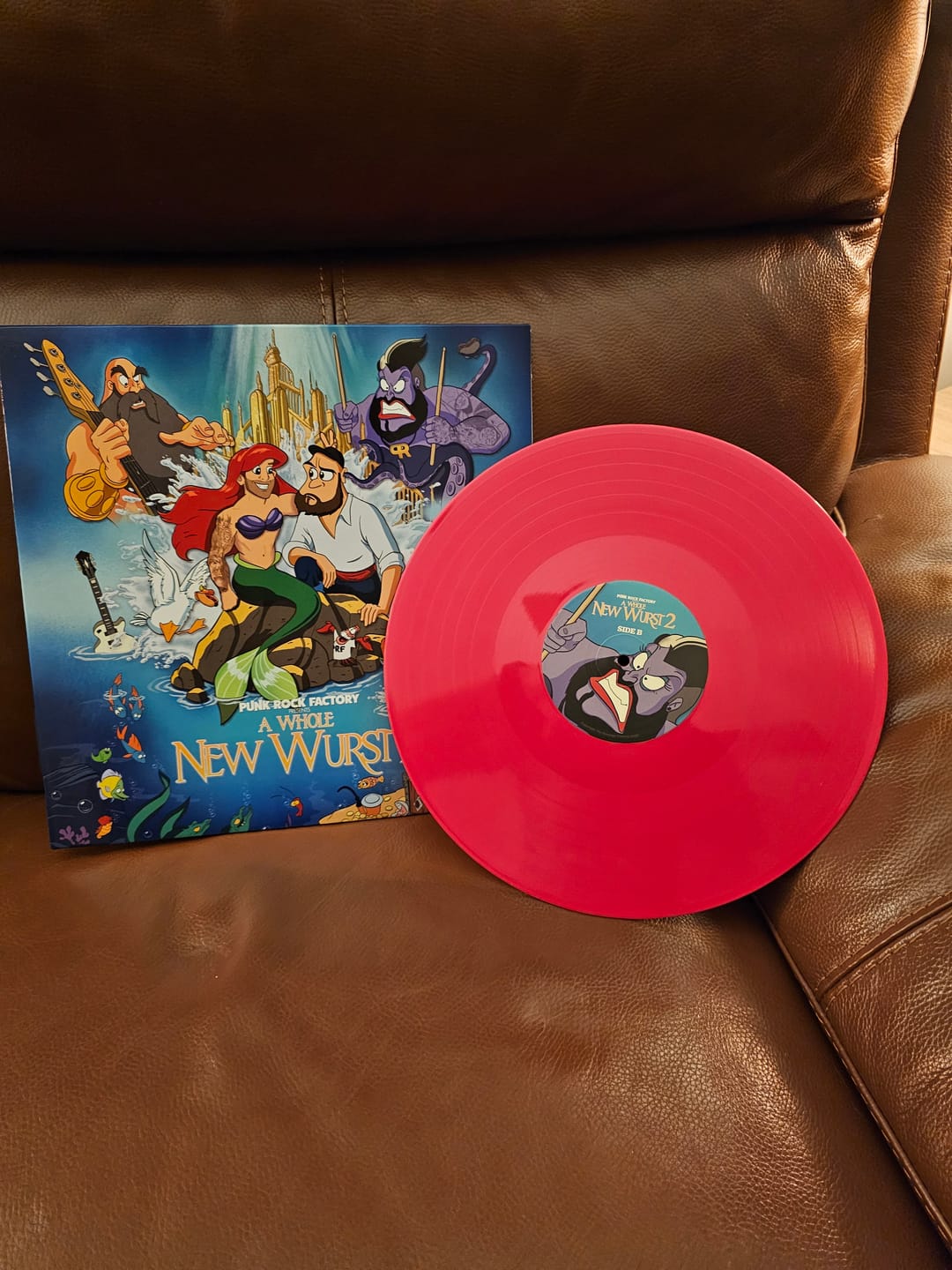 Customer photo review of A Whole New Wurst 2 Vinyl
