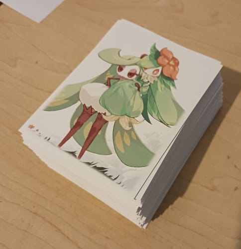 Customer photo review of Custom Card Sleeves