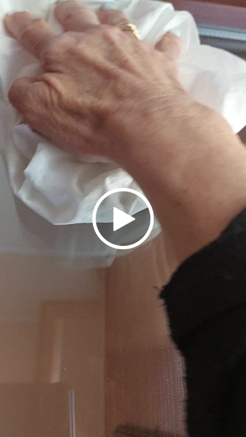 Customer video review of Panno Lavavetri