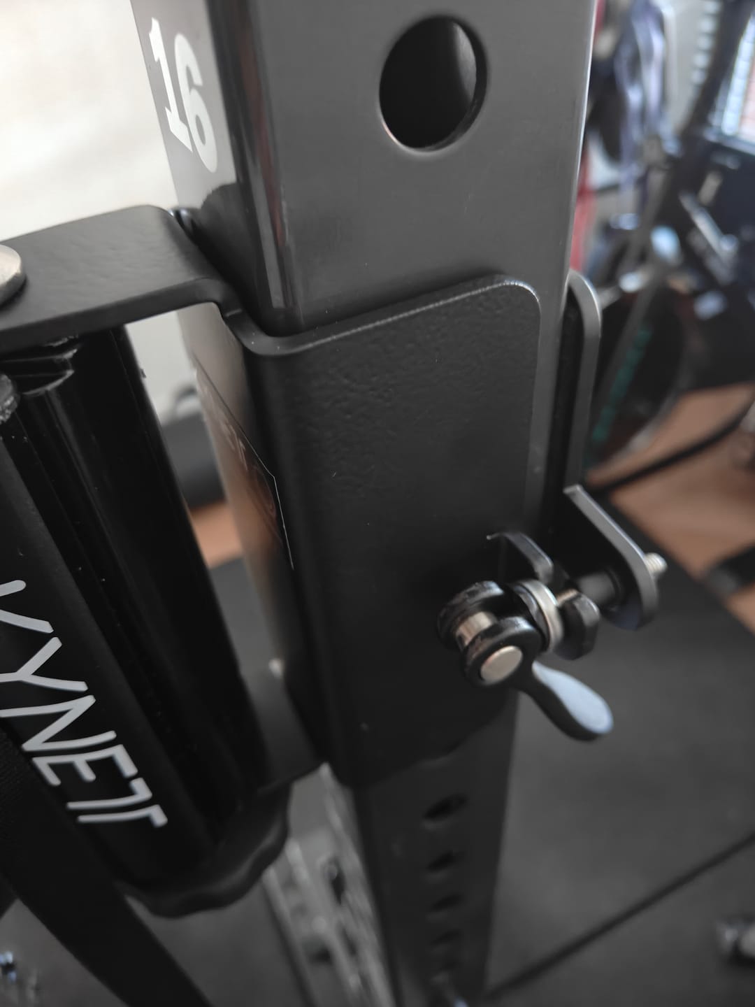 Customer photo review of Universal Rack Mount for Kynett Flywheel (Kynett Flex Mount)