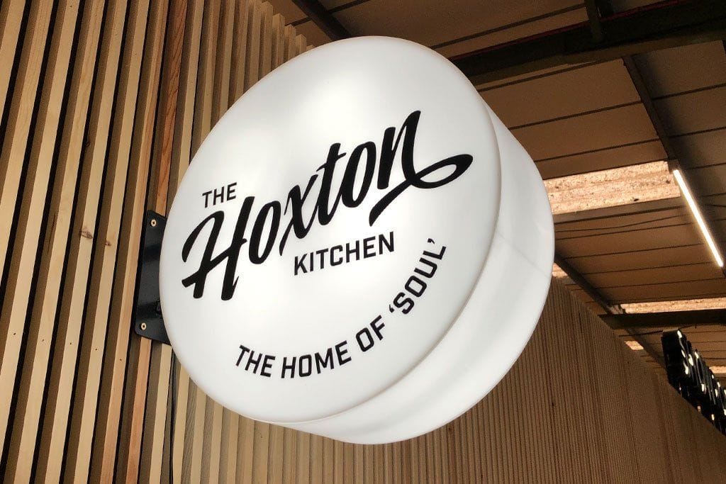 Customer photo review of LIGHTBOX SIGNS