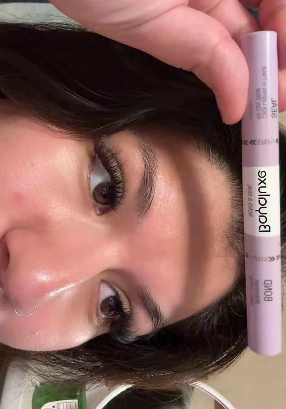 Customer photo review of 3-in-1 Lash Bond & Seal & Remover（Black Bond）