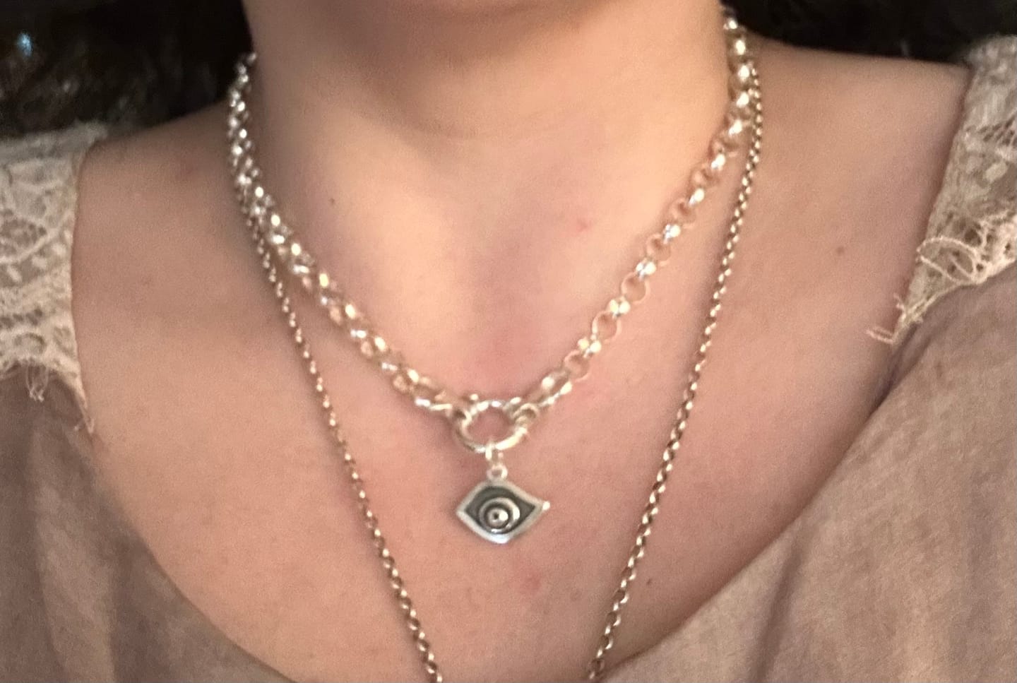 Customer photo review of Cadena Rolo Mediana