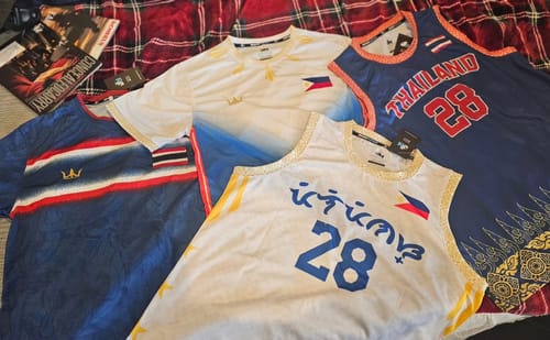 Customer photo review of Philippines Custom Football Jersey