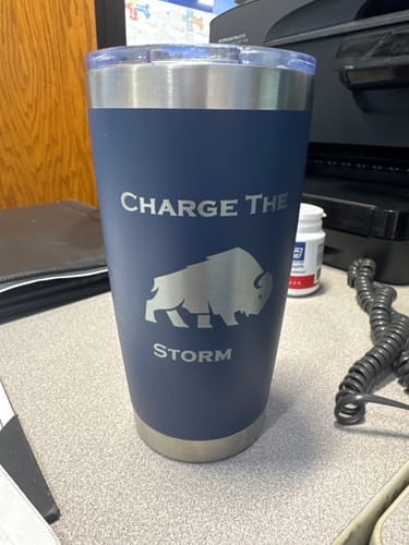 Customer photo review of (6 Pieces) Custom Laser Engraved - 20oz Tumblers