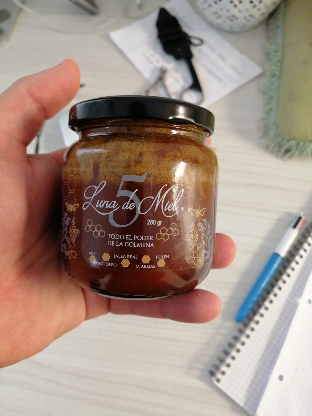 Customer photo review of Cinco - Todos los nutrientes de la colmena