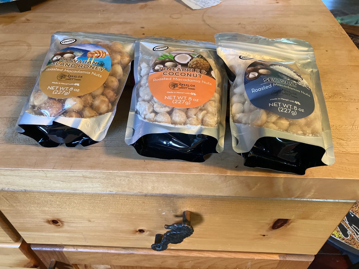 Customer photo review of Pineapple & Coconut Macadamia Nuts