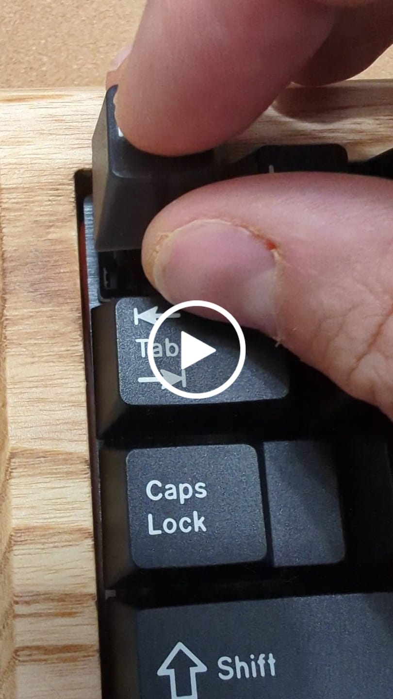 Customer video review of CHERRY MX2A BLACK LINEAR SWITCH (10PCS)