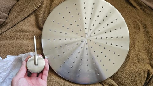 Customer photo review of 12 Inch Rain Shower Head