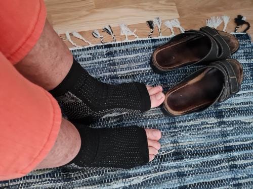 Customer photo review of Kompressionsstrumpor för blodcirkulation