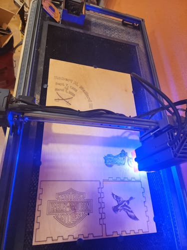 Customer photo review of AtomStack A40 Pro V2 Laser Engraver with F60 Air Assist Kit