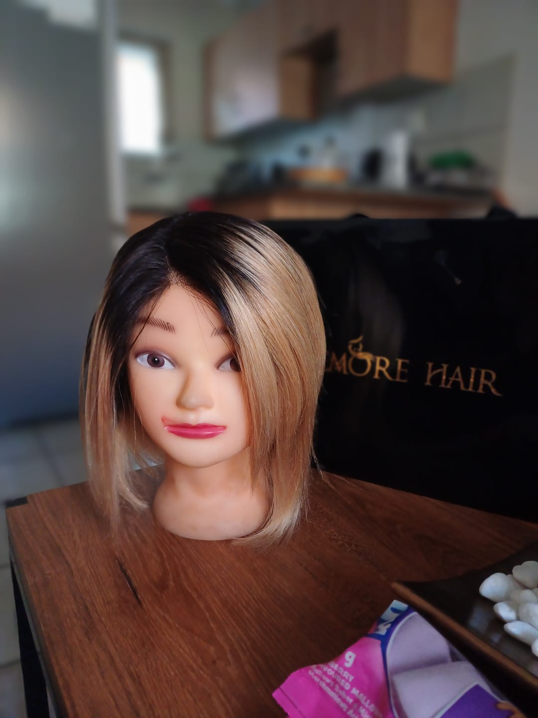 Customer photo review of Lace Pixie Wig