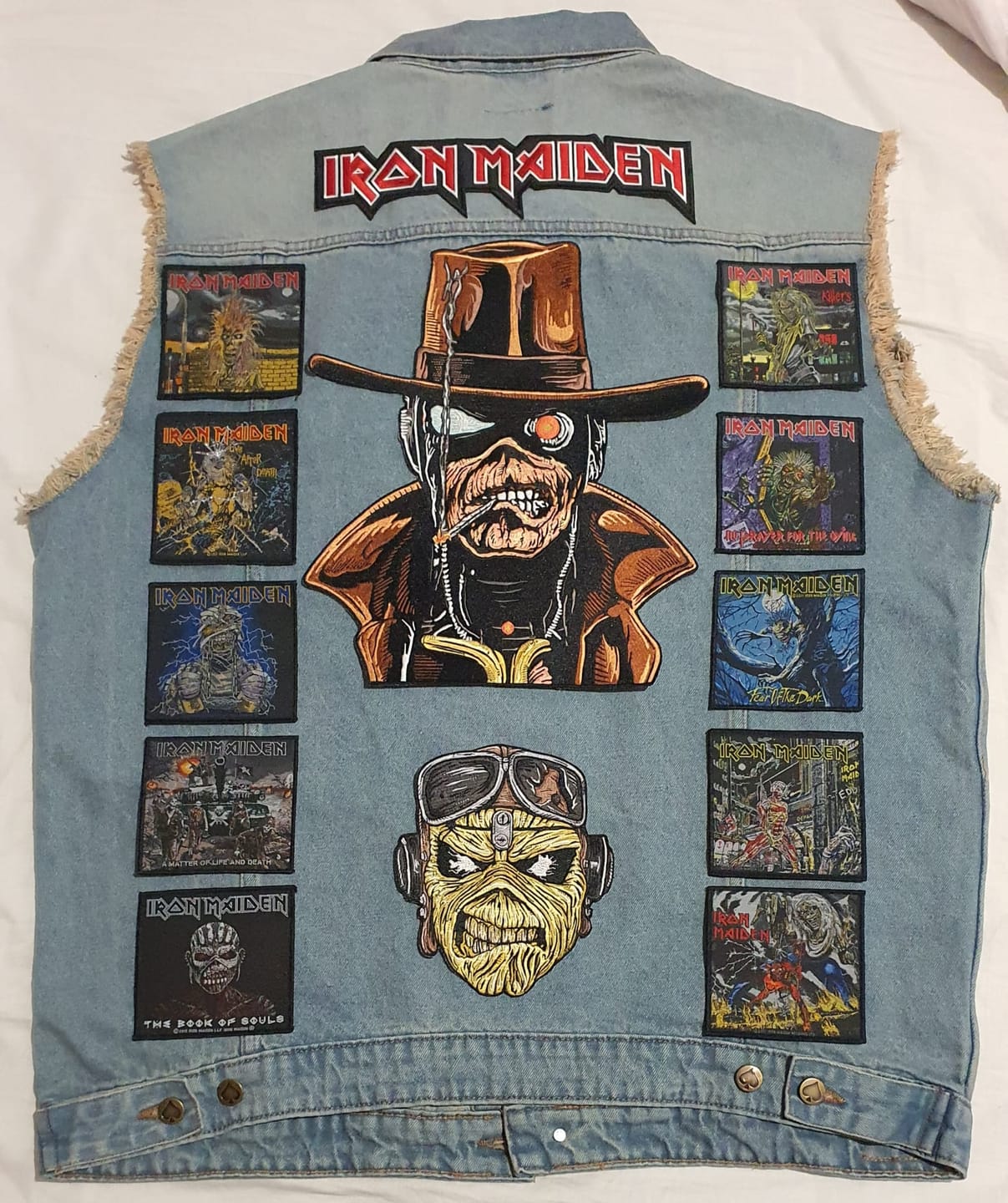 Customer photo review of Iron Maiden - Stranger In A Strange Land - Embroidered Backpatch