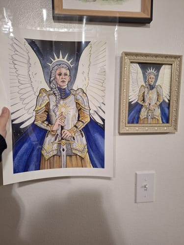 Customer photo review of 10x14 Giclee Fine Art Prints