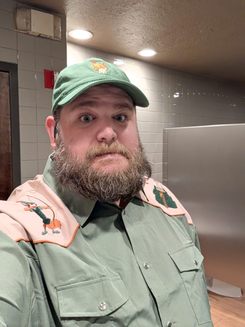 Customer photo review of Disney's Robin Hood "The Outlaw of Nottingham" – Dad Hat