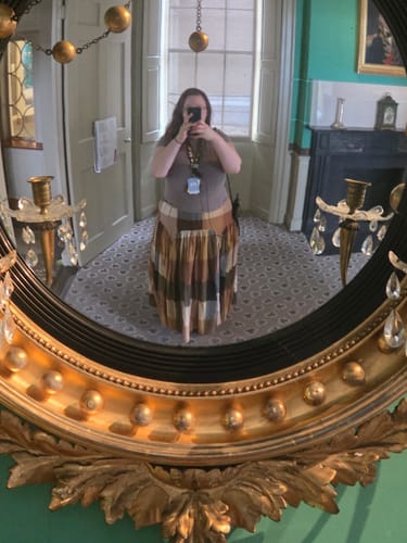 Customer photo review of LEILA SKIRT | MARNI CHEX