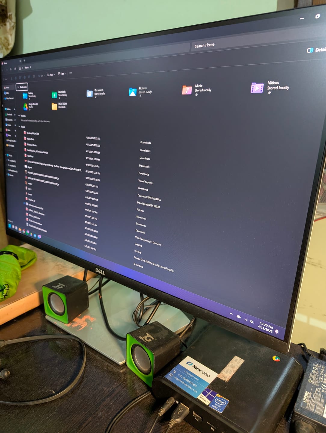 Customer photo review of Refurbished Acer Chromebox High performance Mini PC | i7-8th gen | Win 11