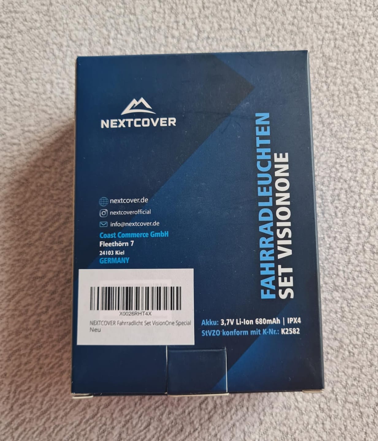 Customer photo review of VisionOne Fahrradlicht – mit neu entwickelter VisionOne-LED