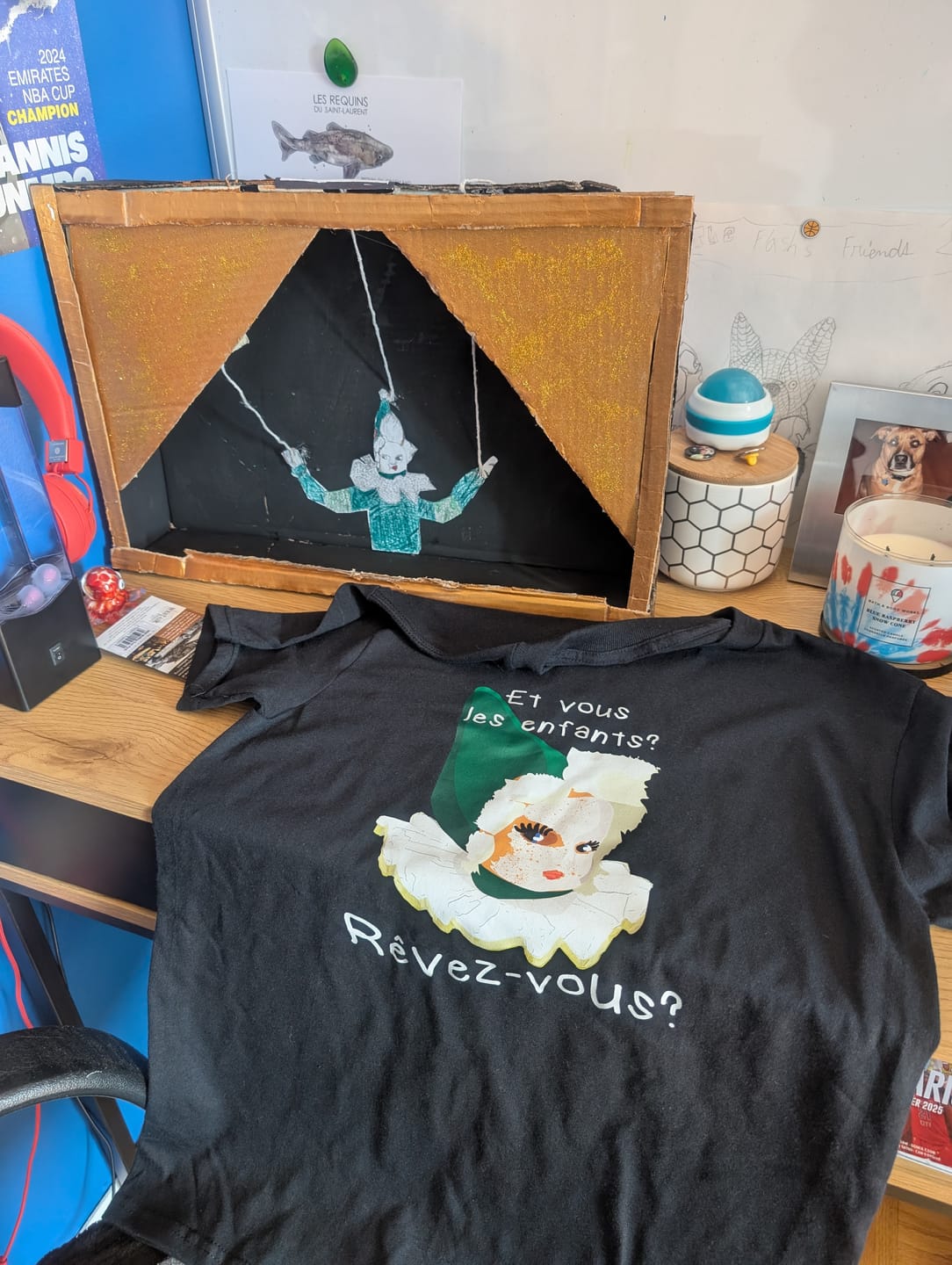 Customer photo review of T-shirt unisexe - Mario "Rêvez-vous?"