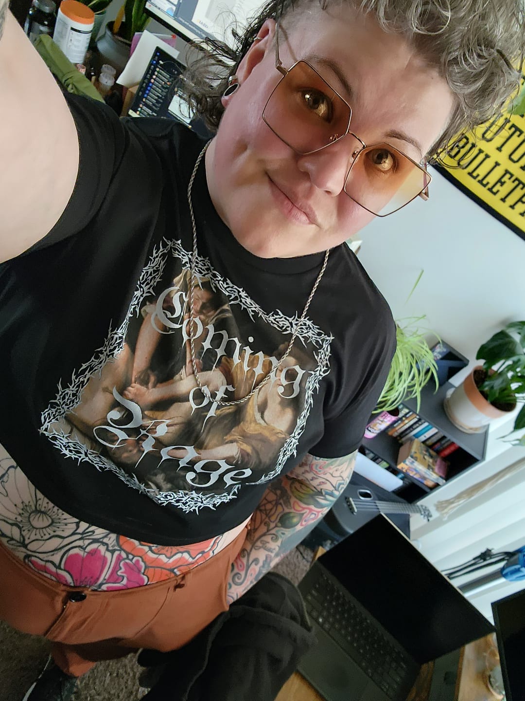 Customer photo review of Coming of Rage Crop Tee