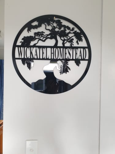 Customer photo review of Personalised Kowhai Tree of Life