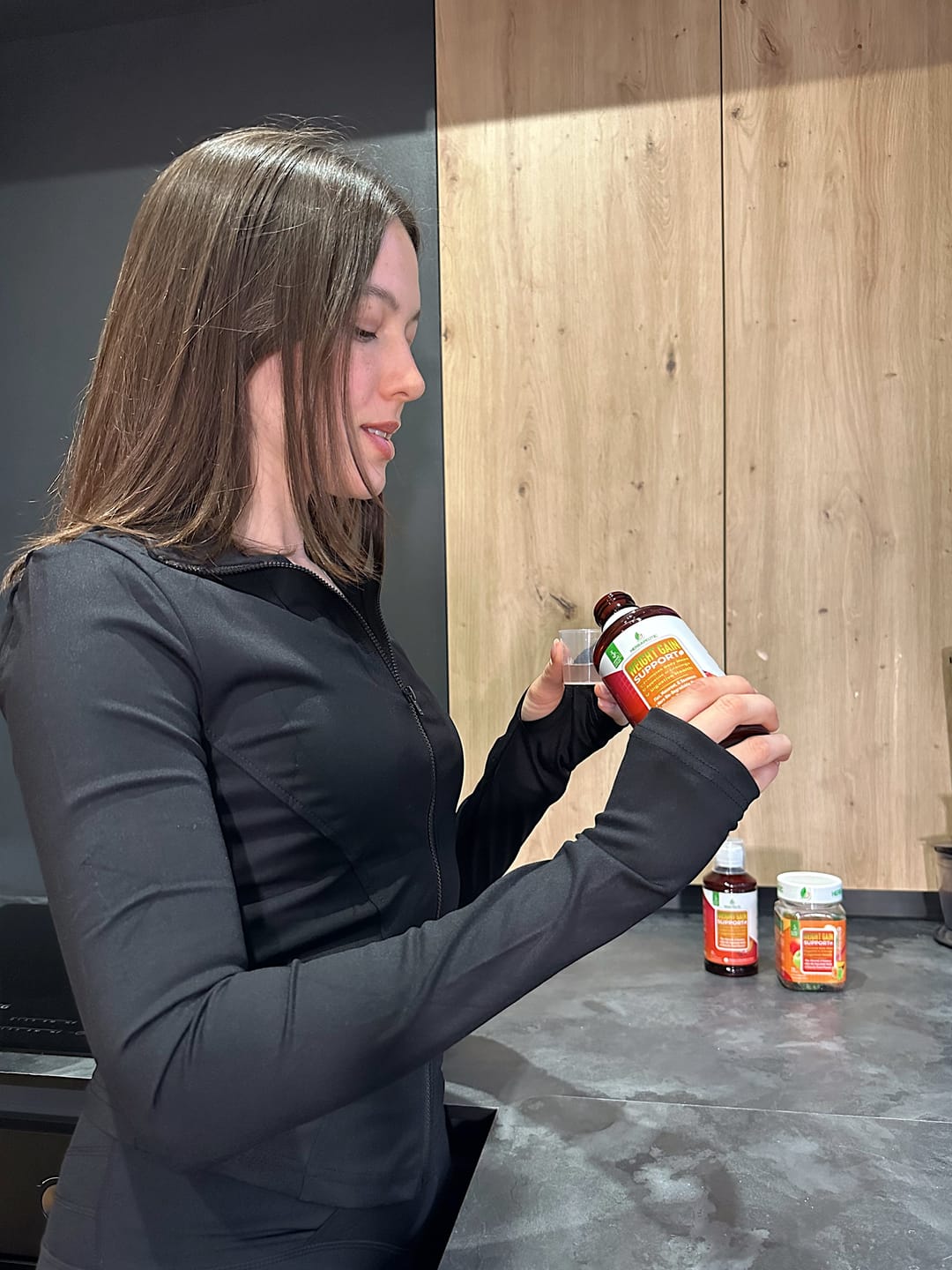 Customer photo review of Herbapeutic Weight Gain Syrup