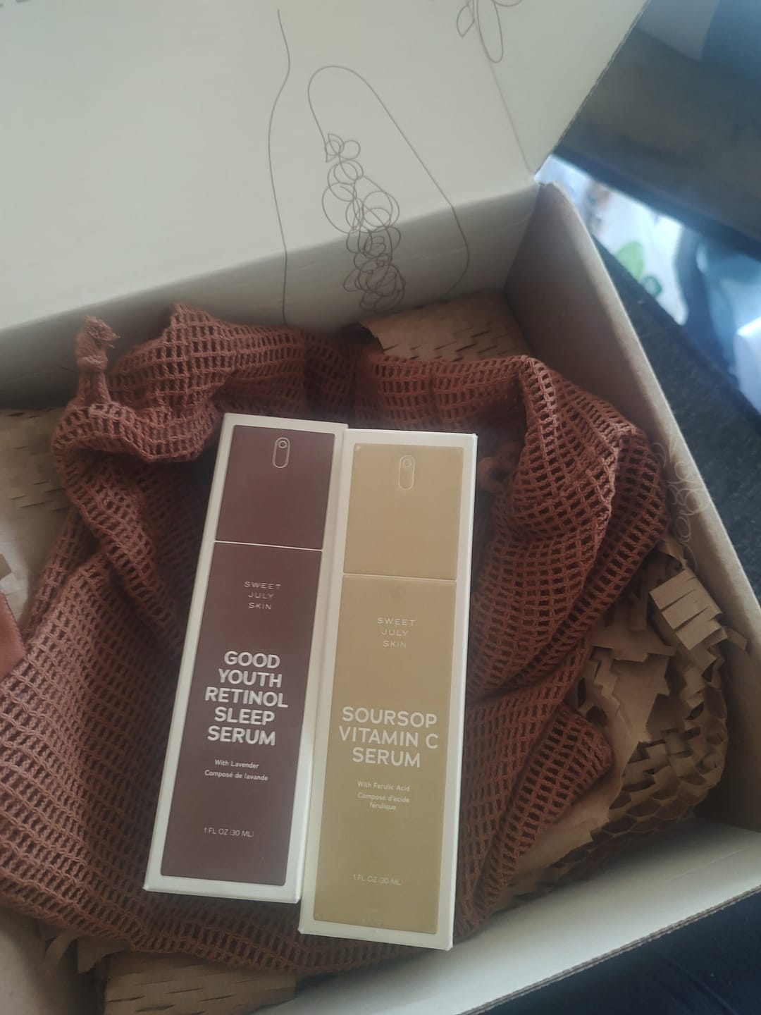 Customer photo review of Day + Night Serum Set