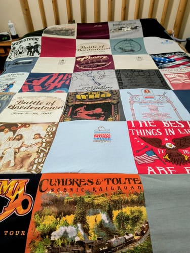 Customer photo review of T Shirt Quilt by Project Repat