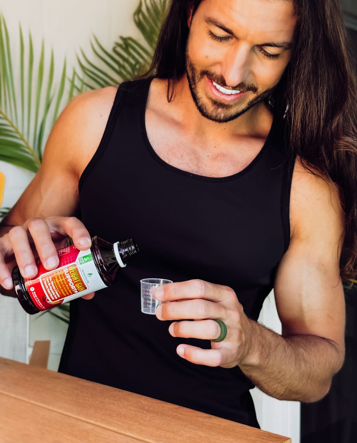 Customer photo review of Herbapeutic Weight Gain Syrup