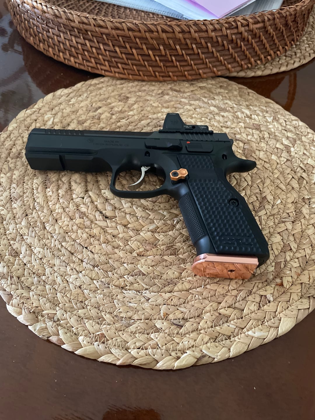 Customer photo review of CZ Shadow 2 G10 Grips