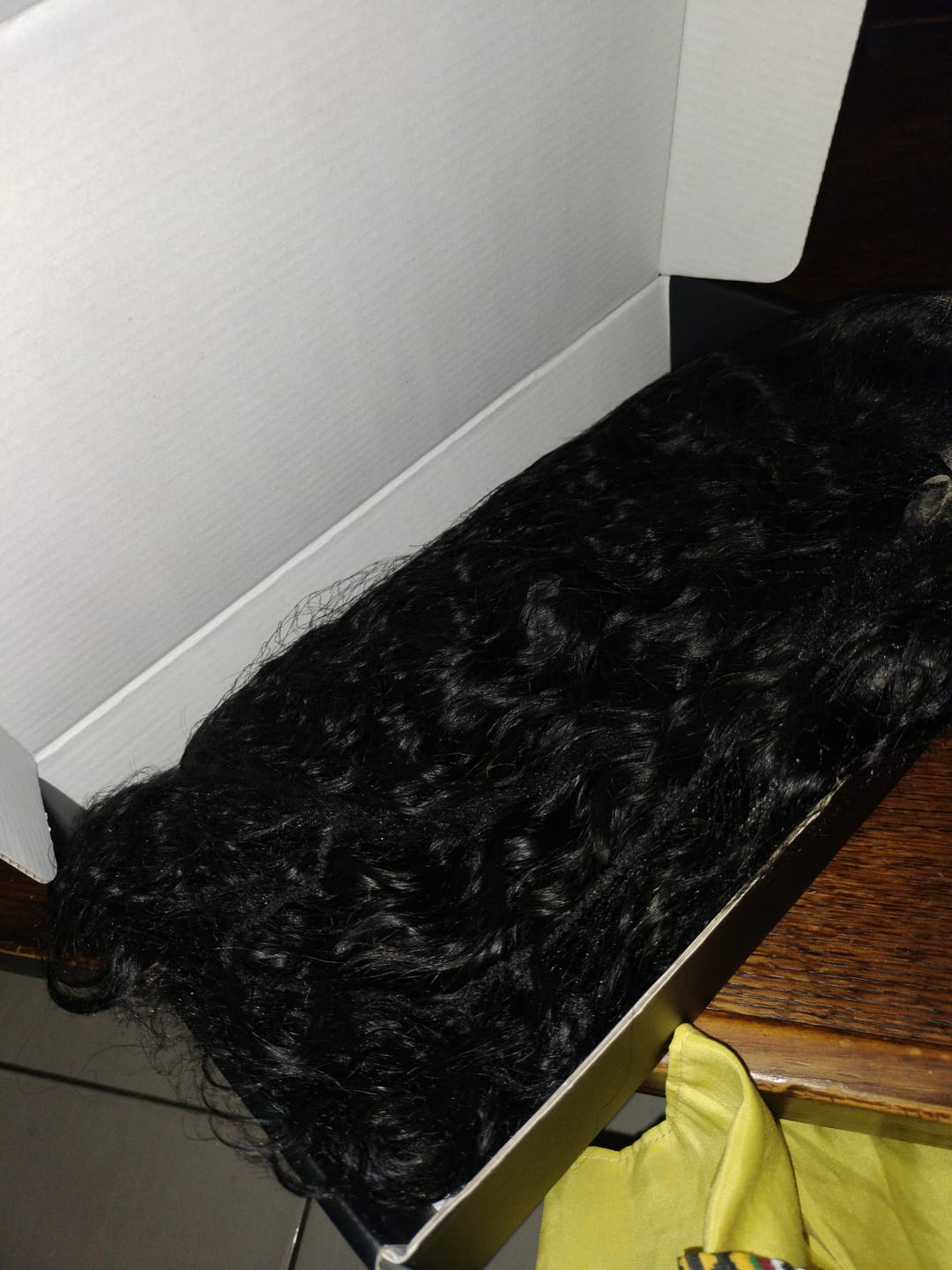 Customer photo review of Double Drawn Glueless Burmese Natural Weave 14 Inch